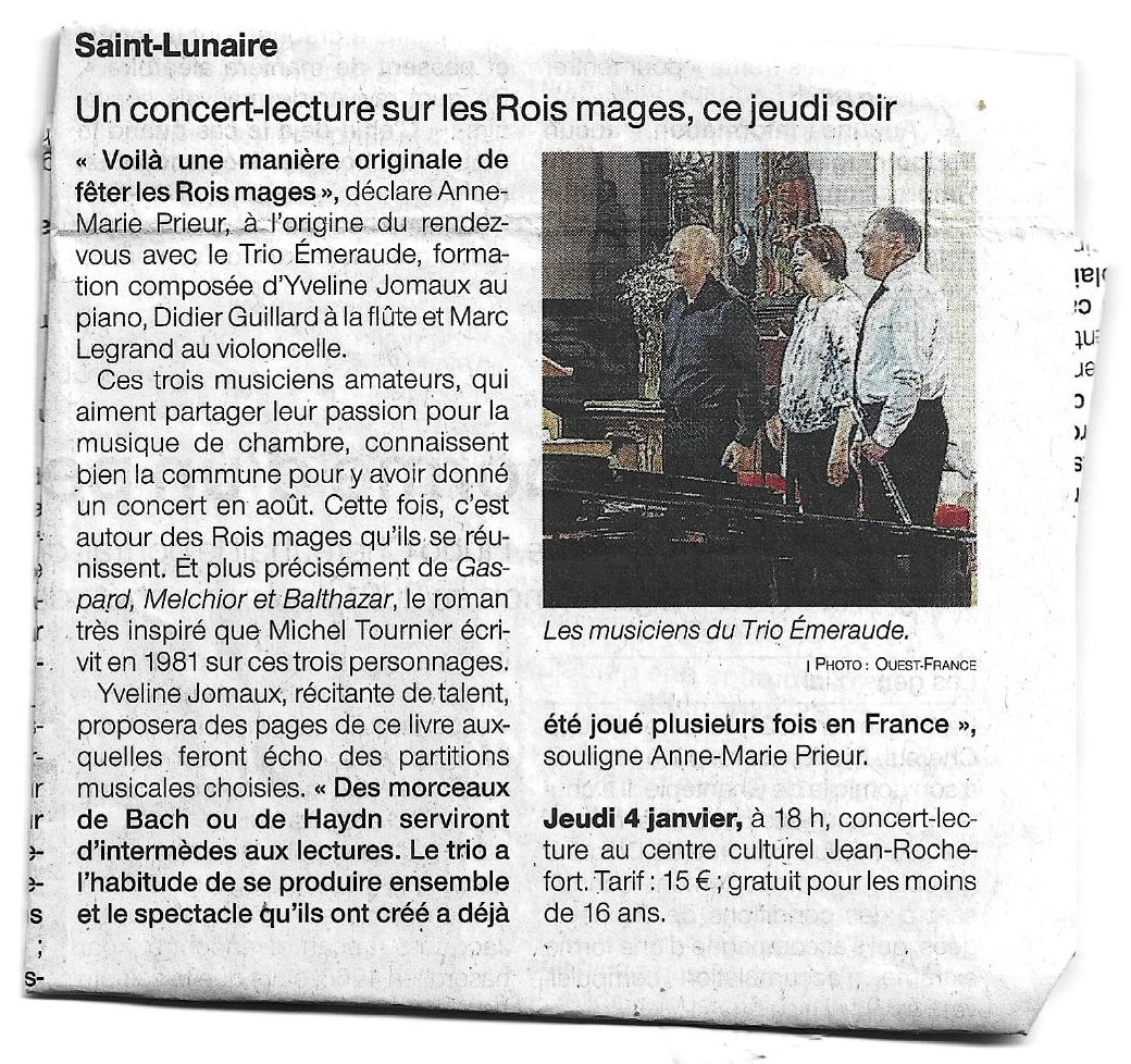 Concert-lecture sur les Rois Mages